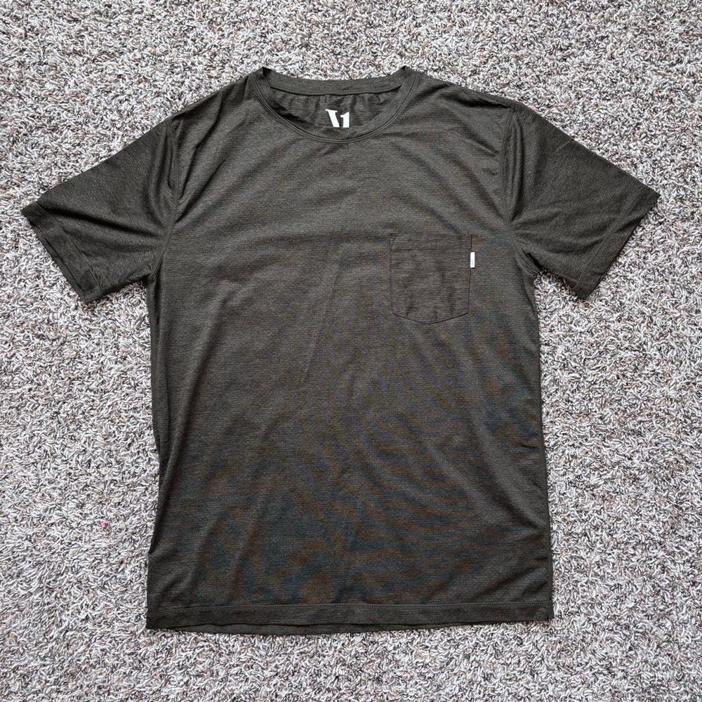 Vuori Dark Gray Short Sleeve Tee